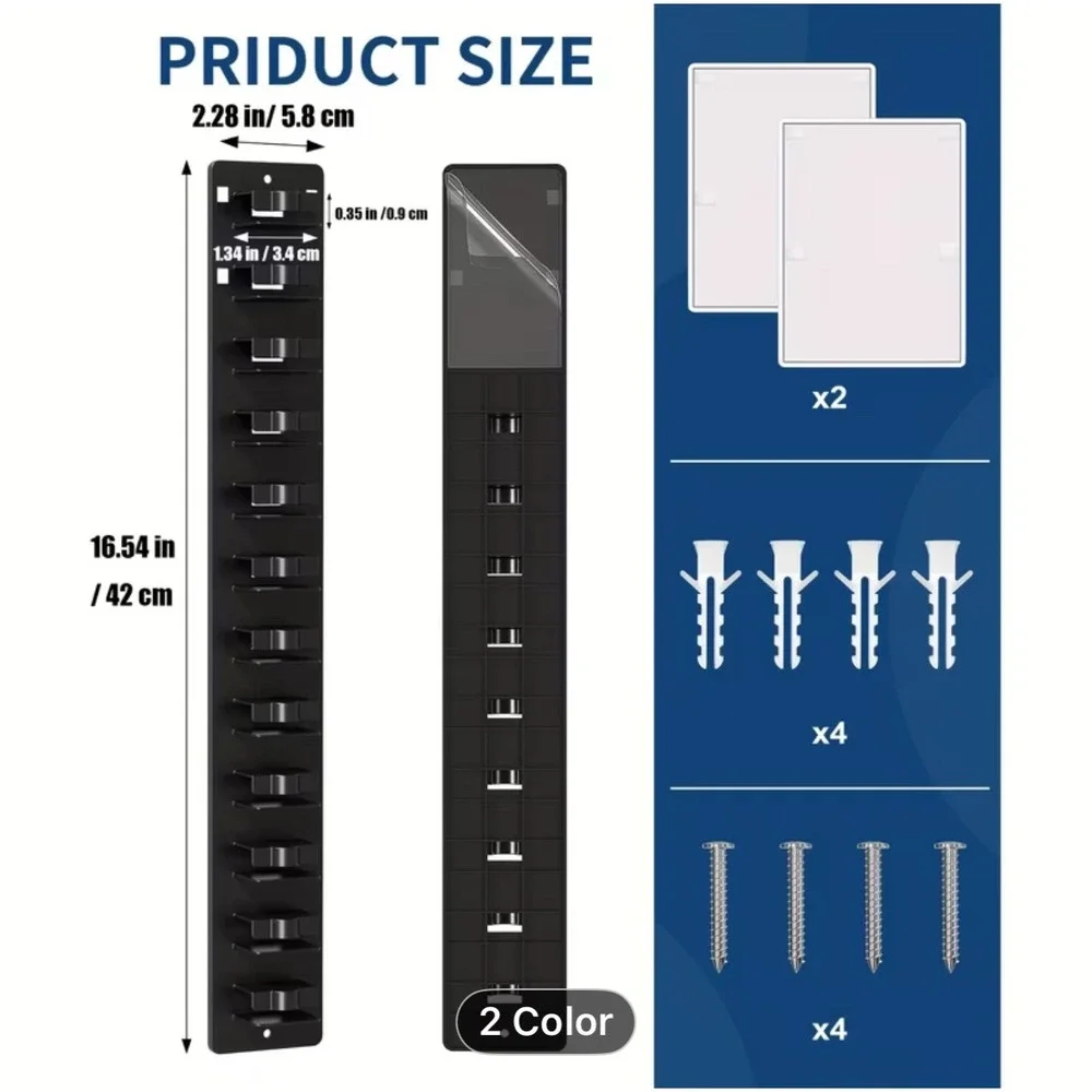 2 Pack Vertical Cap Hat Organizer‎ Rack Holder Wall Mounted Storage